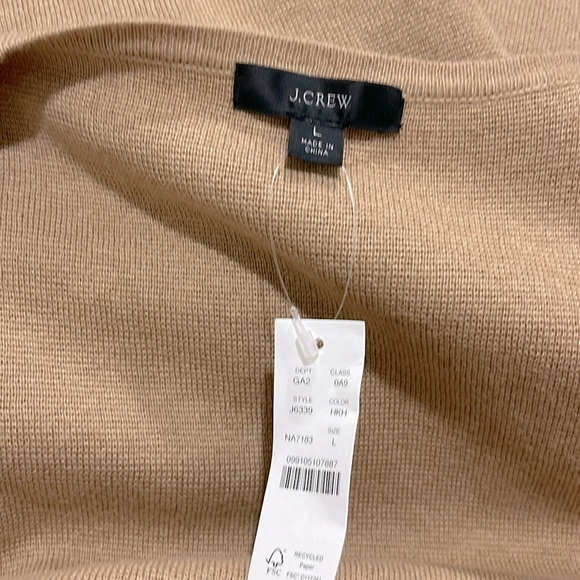 J.Crew NWT Juliette collarless sweater-blazer sz L - Picture 8 of 10